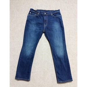 Levis 511 Jeans Mens 36x29 Blue Denim Slim Fit Stretch Tapered Waterless Pants